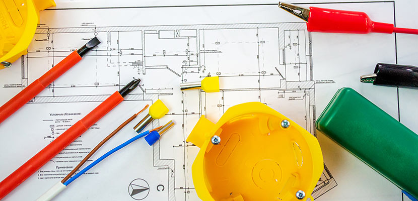 Flat Lay Composition With Electrician S Tools On H 2026 01 09 01 11 46 Utc1 Blueprints image - CJS Power & Technology